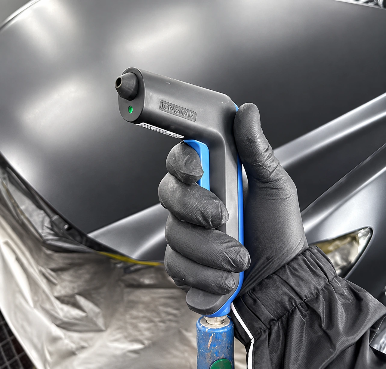 IONSTAR® bei der Anwendung in der Lackierkabine